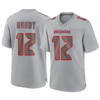 Women's Nike Tom Brady Gray Tampa Bay Buccaneers Atmosphere Fashion Game  Jersey